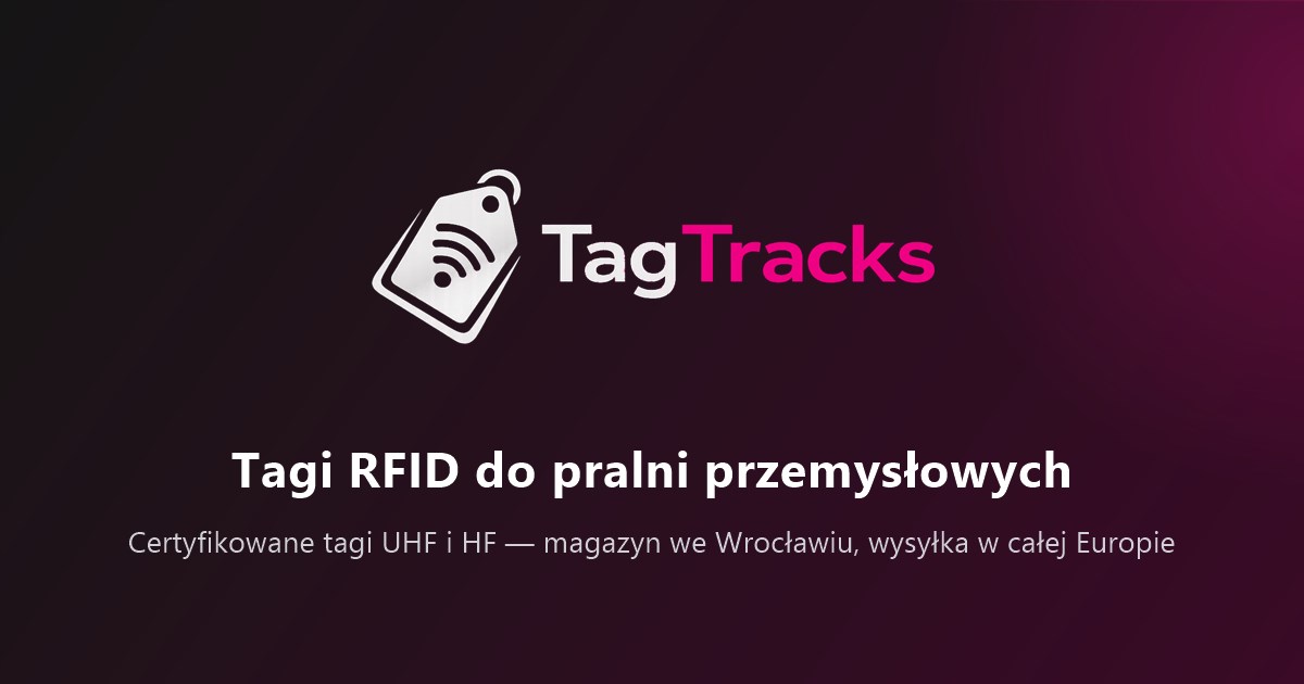 Tagi RFID do pralni przemysłowych - UHF, HF | TagTracks